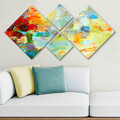 Set 4 tablouri decorative, 4MDF62621662015, MDF, Imprimat UV, Multicolor