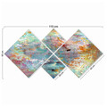 Set 4 tablouri decorative, 4MDF62692444, MDF, Imprimat UV, Multicolor