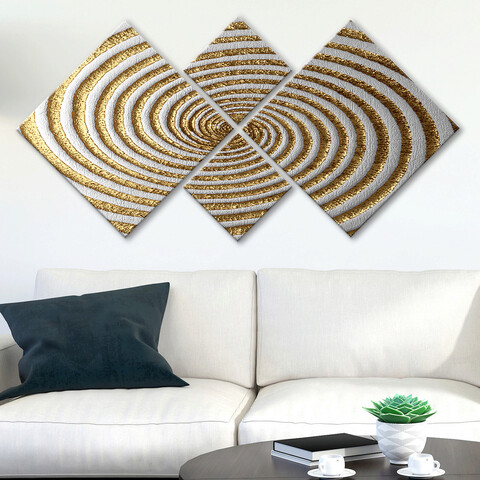 Set 4 tablouri decorative, 4MDF700974694, MDF, Imprimat UV, Multicolor