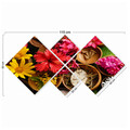 Set 4 tablouri decorative, 4MDF704999149, MDF, Imprimat UV, Multicolor