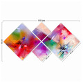 Set 4 tablouri decorative, 4MDF709131520, MDF, Imprimat UV, Multicolor