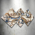 Set 4 tablouri decorative, 4MDF729005959, MDF, Imprimat UV, Multicolor