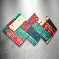 Set 4 tablouri decorative, 4MDF8987268, MDF, Imprimat UV, Multicolor