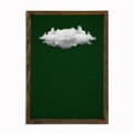 Tablou decorativ, BUL001, MDF, Imprimat UV, Verde / Alb / Nuc