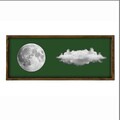 Tablou decorativ, BUL009, MDF, Imprimat UV, Verde / Alb / Nuc