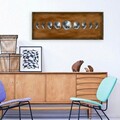 Tablou decorativ, BUL015, MDF, Imprimat UV, Maro / Gri / Alb / Nuc