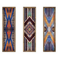 Set 3 tablouri decorative, TAH177, MDF, Lemn, Multicolor