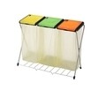 Suport 3 saci menajeri Nature 3 Plus, Gimi, 110 L, plastic/otel inoxidabil, multicolor