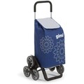 Carucior cumparaturi cu 6 roti, Gimi, Tris, 56 L, albastru