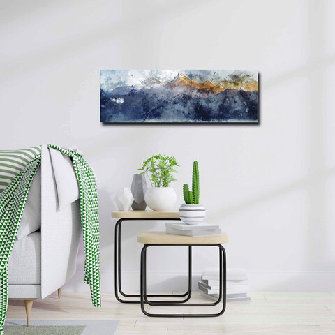 Tablou decorativ, 3090ABSC, Canvas, Lemn, Multicolor