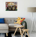 Tablou decorativ, DC379, Rama de lemn, Multicolor