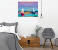 Tablou decorativ, DC429, Rama de lemn, Multicolor