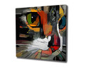 Tablou decorativ, KC400, Rama de lemn, Multicolor