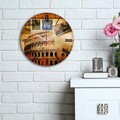 Ceas de perete, 3030MS-001, ø30 cm, Multicolor