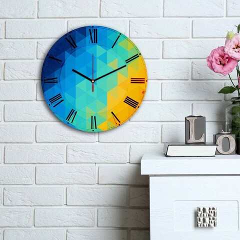 Ceas de perete, 3030MS-020, ø30 cm, Multicolor