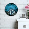 Ceas de perete, 3030MS-033, ø30 cm, Multicolor