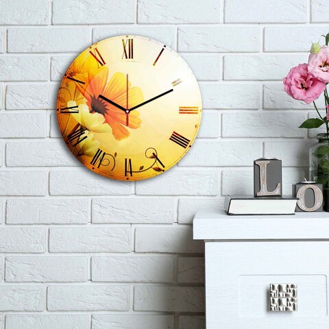 Ceas de perete, 3030MS-037, ø30 cm, Multicolor