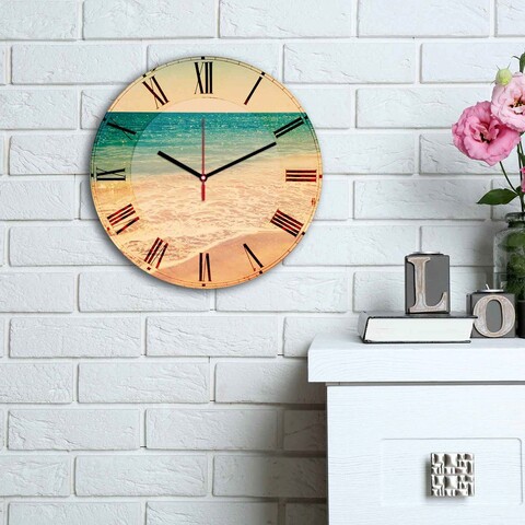 Ceas de perete, 3030MS-038, ø30 cm, Multicolor