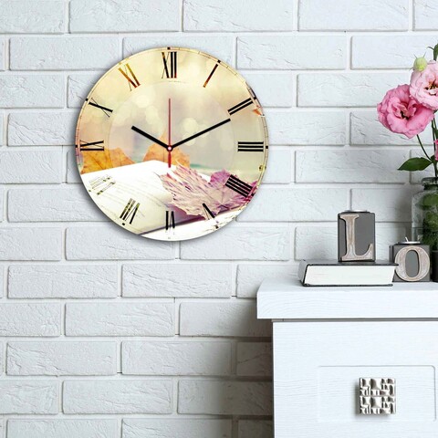 Ceas de perete, 3030MS-039, ø30 cm, Multicolor
