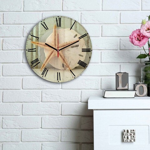 Ceas de perete, 3030MS-048, ø30 cm, Multicolor