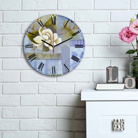 Ceas de perete, 3030MS-049, ø30 cm, Multicolor