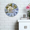 Ceas de perete, 3030MS-049, ø30 cm, Multicolor