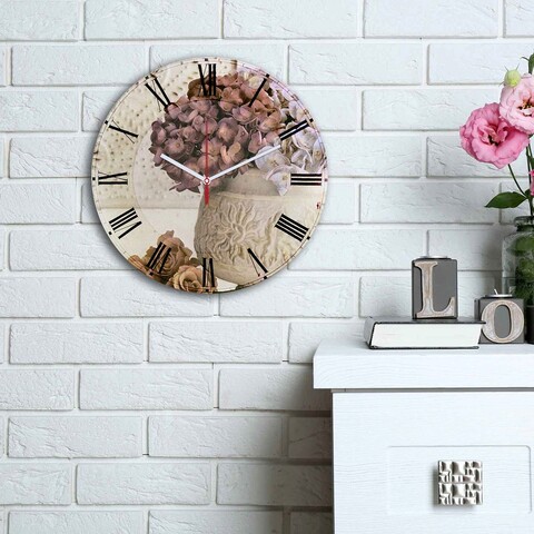 Ceas de perete, 3030MS-050, ø30 cm, Multicolor