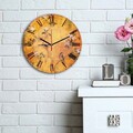 Ceas de perete, 3030MS-070, ø30 cm, Multicolor