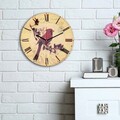 Ceas de perete, 3030MS-071, ø30 cm, Multicolor