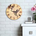 Ceas de perete, 3030MS-072, ø30 cm, Multicolor
