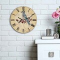 Ceas de perete, 3030MS-073, ø30 cm, Multicolor