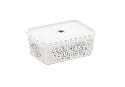 Cutie depozitare cu capac, KIS Chic Box Plus XS Laundry Bag, 1.5 L, plastic