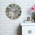 Ceas de perete, 3030MS-079, ø30 cm, Multicolor