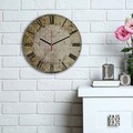 Ceas de perete, 3030MS-085, ø30 cm, Multicolor