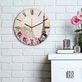 Ceas de perete, 3030MS-086, ø30 cm, Multicolor