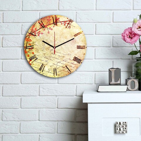 Ceas de perete, 3030MS-095, ø30 cm, Multicolor
