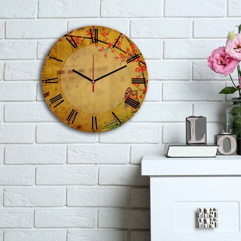 Ceas de perete, 3030MS-096, ø30 cm, Multicolor