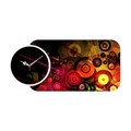 Ceas de perete, YMS-57, 100% MDF (Grosime: 3 mm) / Dimensiune: 68 x 32 cm, Multicolor