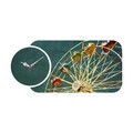 Ceas de perete, YMS-88, 100% MDF (Grosime: 3 mm) / Dimensiune: 68 x 32 cm, Multicolor