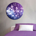 Ceas de perete, Ms-04, 100% MDF (Grosime: 5 mm) / Dimensiune: 40 cm (Diametru), Multicolor