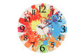 Ceas de perete, Ms-05, 100% MDF (Grosime: 5 mm) / Dimensiune: 40 cm (Diametru), Multicolor