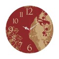 Ceas de perete, Ms-08, 100% MDF (Grosime: 5 mm) / Dimensiune: 40 cm (Diametru), Multicolor