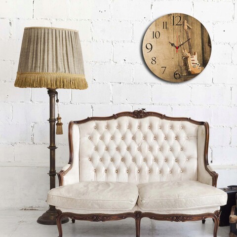 Ceas de perete, Ms-20, 100% MDF (Grosime: 5 mm) / Dimensiune: 40 cm (Diametru), Multicolor