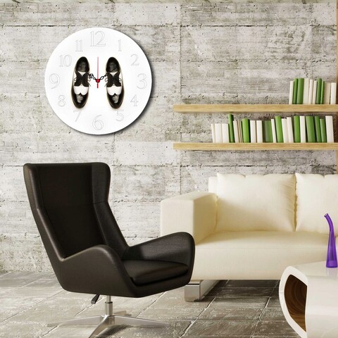 Ceas de perete, Ms-22, 100% MDF (Grosime: 5 mm) / Dimensiune: 40 cm (Diametru), Multicolor