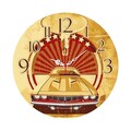 Ceas de perete, Ms-35, 100% MDF (Grosime: 5 mm) / Dimensiune: 40 cm (Diametru), Multicolor
