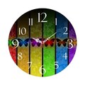 Ceas de perete, Ms-40, 100% MDF (Grosime: 5 mm) / Dimensiune: 40 cm (Diametru), Multicolor