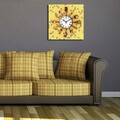 Ceas de perete, Msk-23, 100% MDF (Grosime: 5 mm) / Dimensiune: 40 x 40 cm, Multicolor
