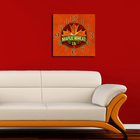 Ceas de perete, Msk-37, 100% MDF (Grosime: 5 mm) / Dimensiune: 40 x 40 cm, Multicolor