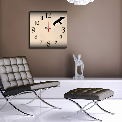 Ceas de perete, Msk-41, 100% MDF (Grosime: 5 mm) / Dimensiune: 40 x 40 cm, Multicolor