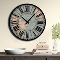 Ceas de perete, 5050MS-002, 100% MDF (Thickness: 5 mm) / Size: 50 cm (Diameter), Multicolor